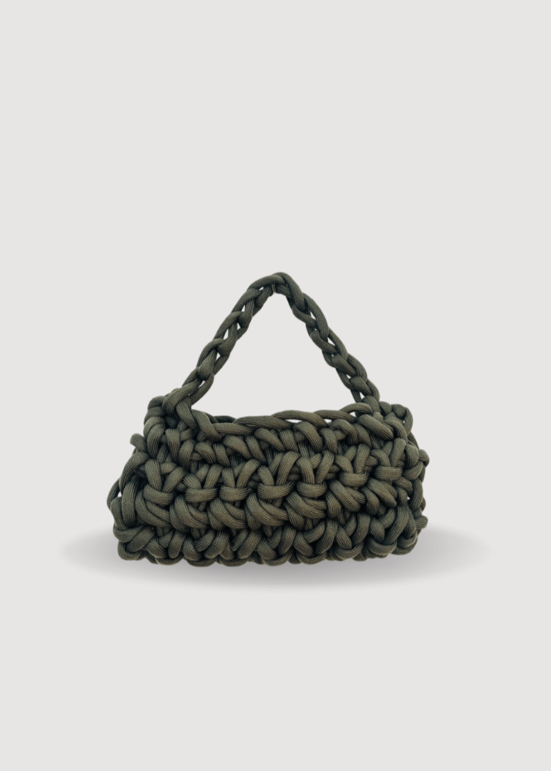 21 Wool Street Bags Green Baguette Bag II