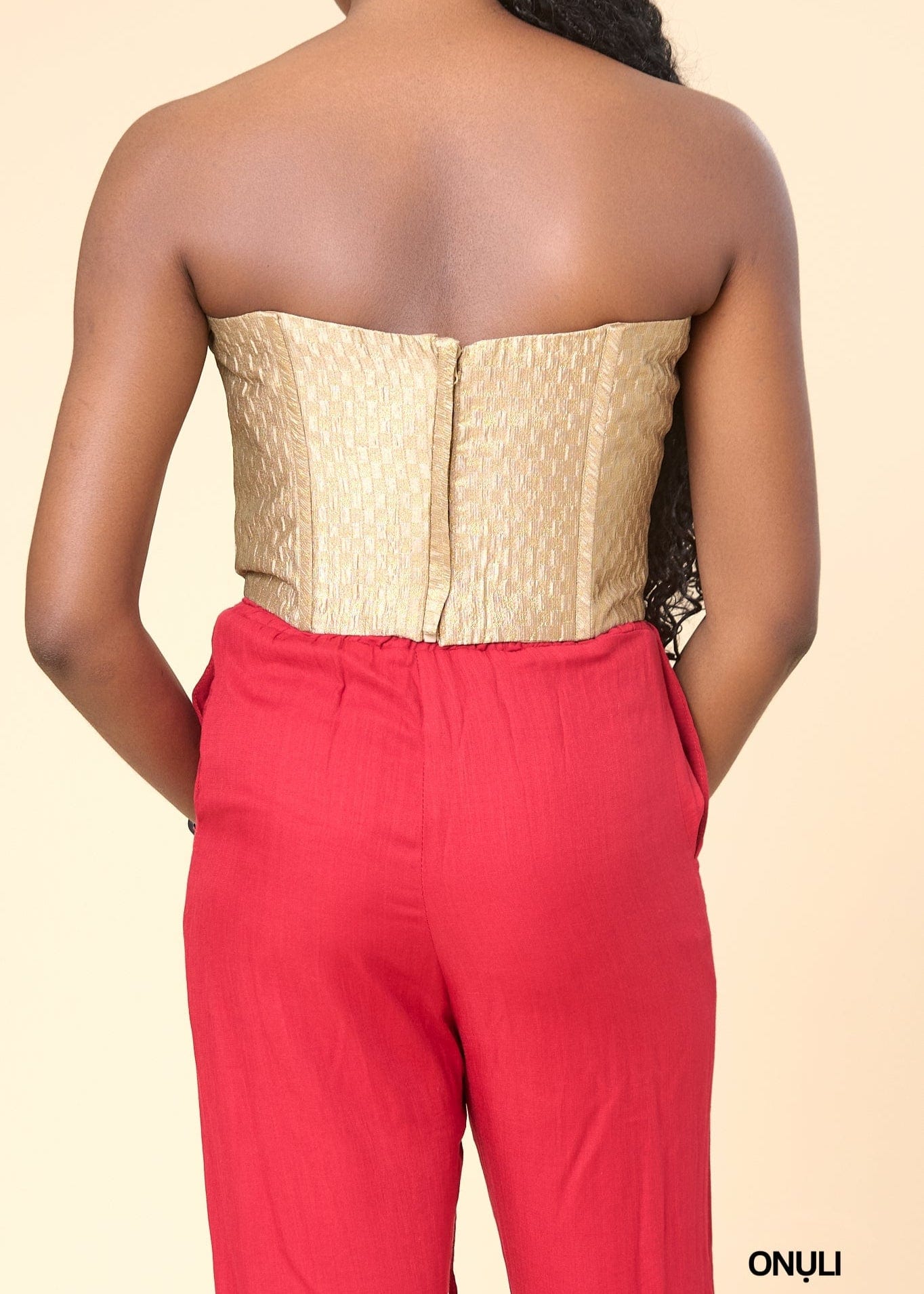 A'nma by mag Tops Gold Danni Corset