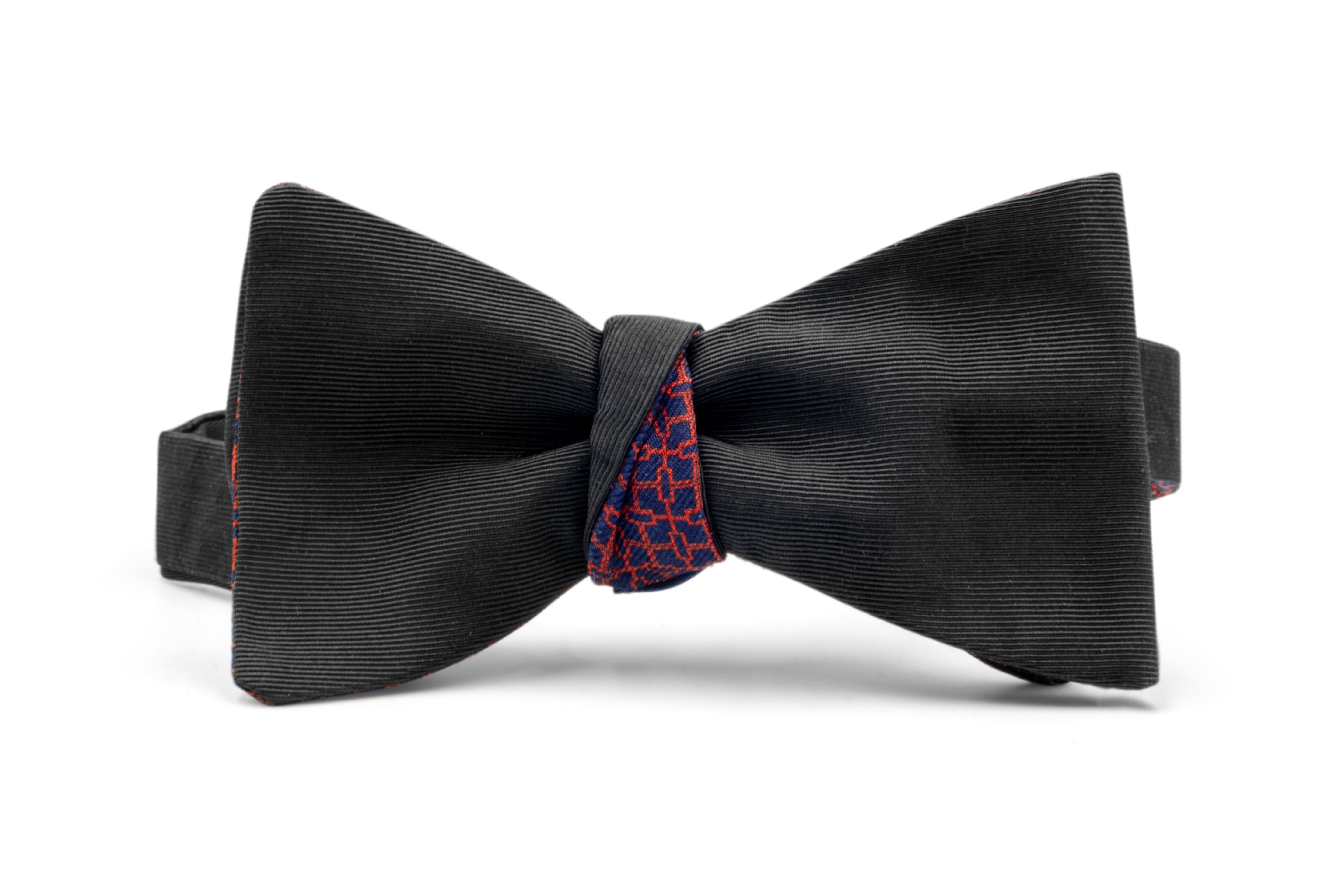 ADINKRA Bow Tie NSAA Self-Tie Silk Bow Tie