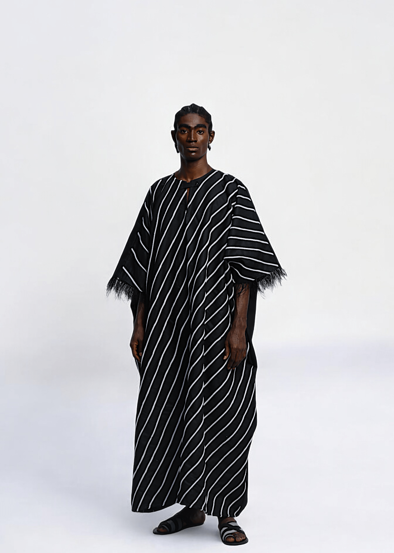 Cute-Saint Bubu Black / Universal Size Pele Boubou