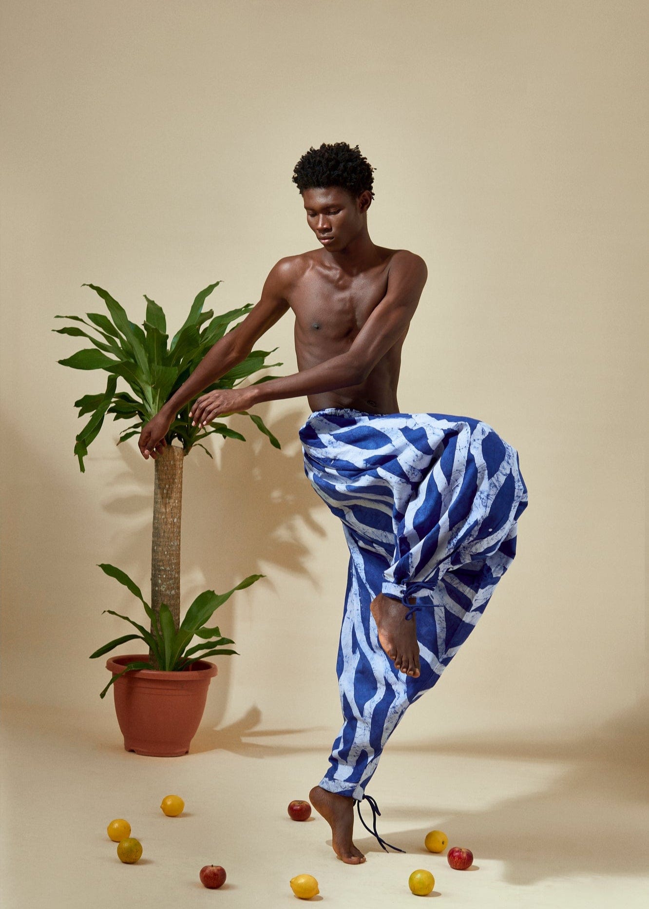 Cute-Saint Pants Blue / S Iko Kembe Pants