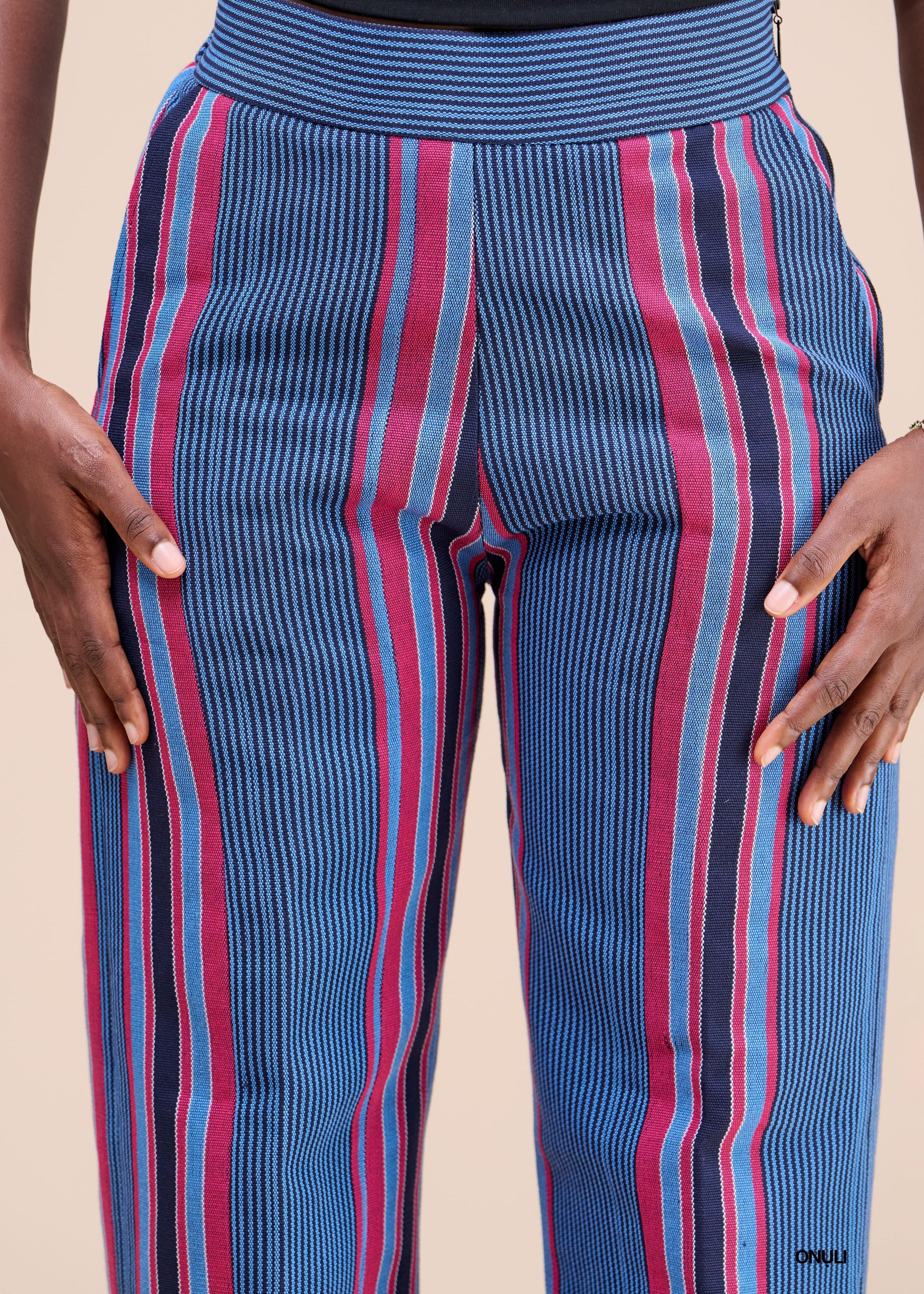 Iré Dire Pants Blue / 10 Derin Aso Oke Pants