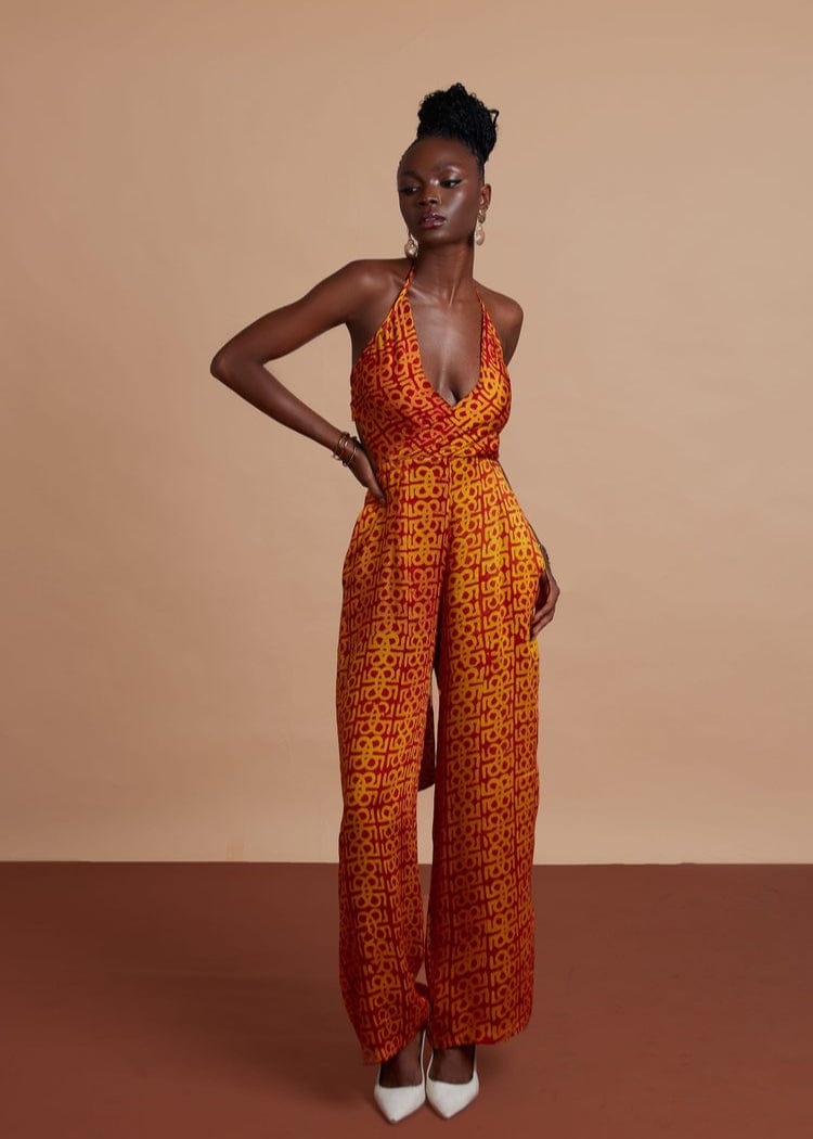 Jermaine Bleu Jumpsuits Cirrus Tieback Jumpsuit