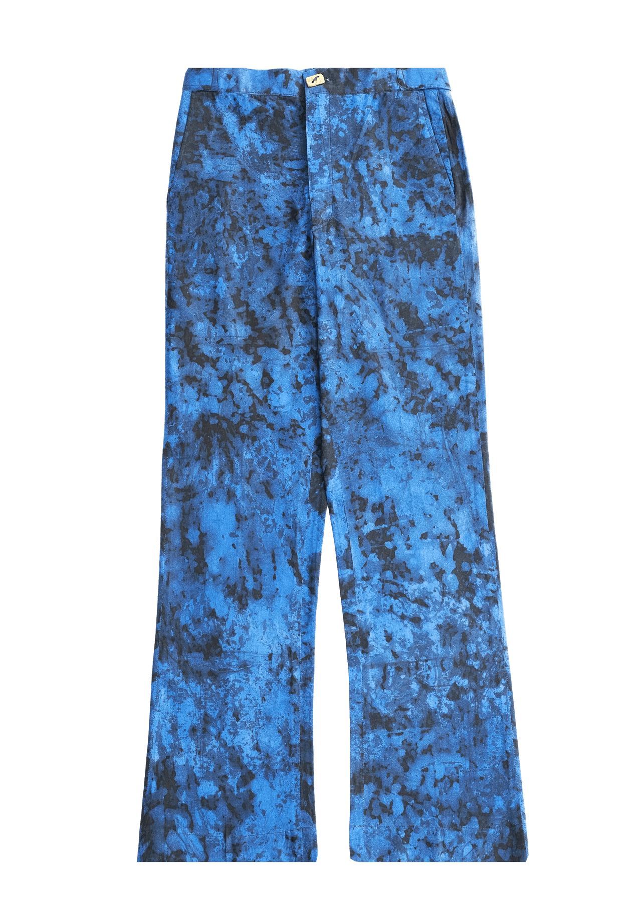 Kente Gentlemen Pants Blue / XS Misa High-Waisted Flare Pants