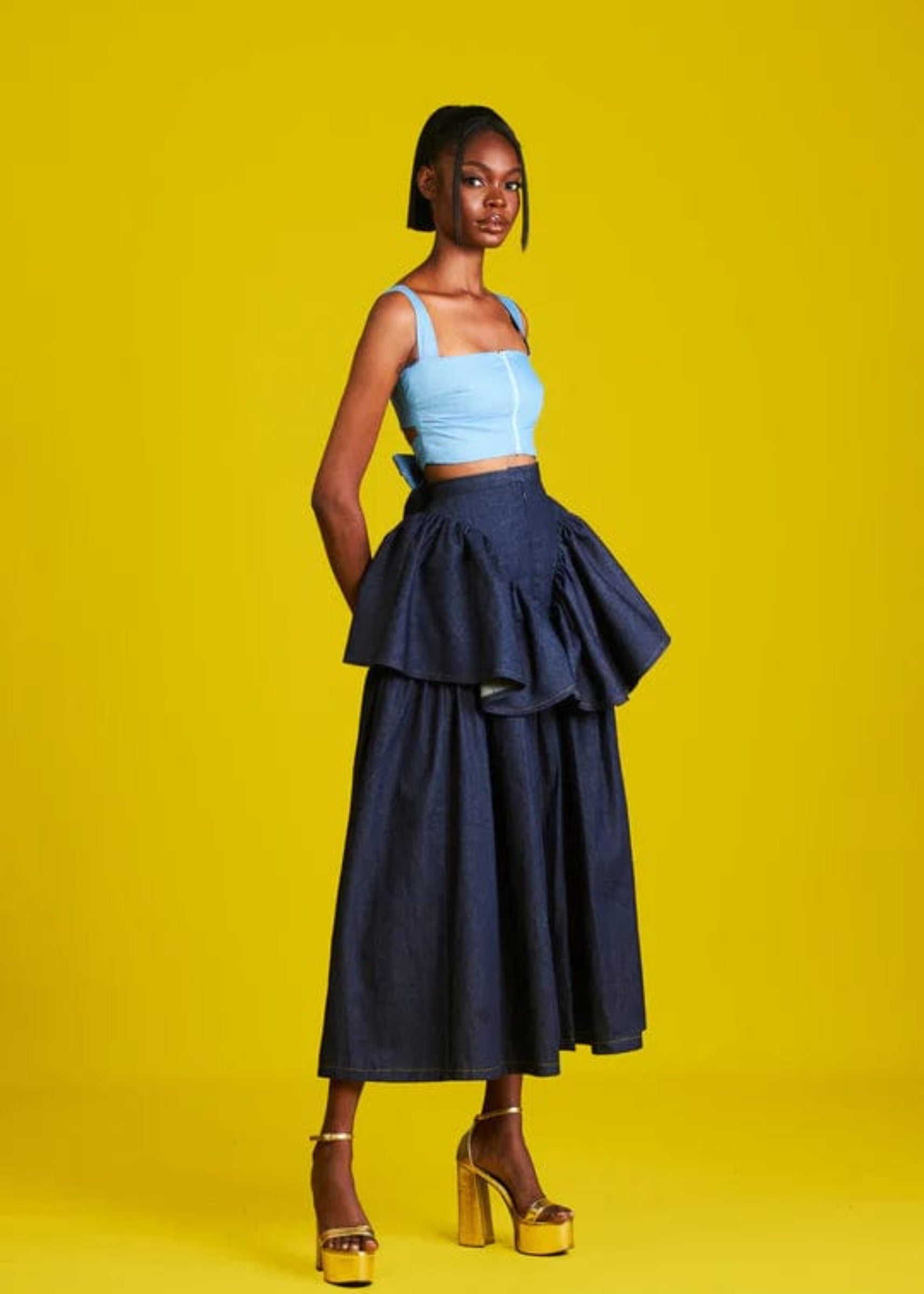 M.O.T The Label Tops Jodi Cropped Top