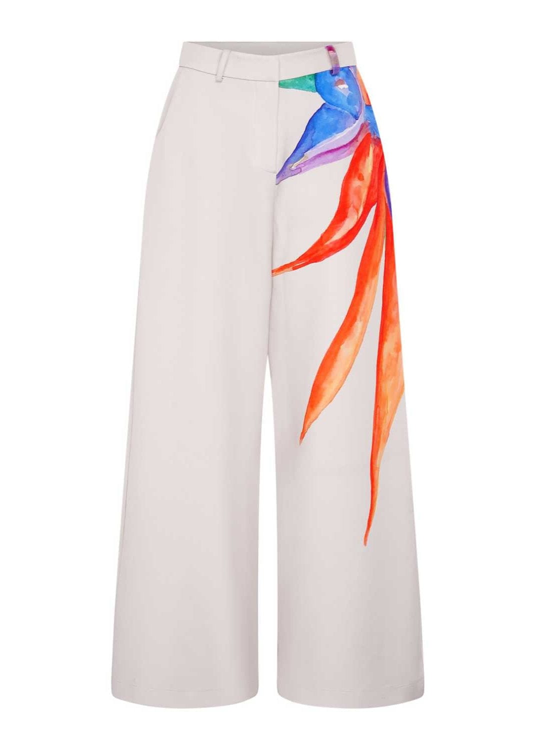 NALÈ Pants Bird of Paradise Print Trousers