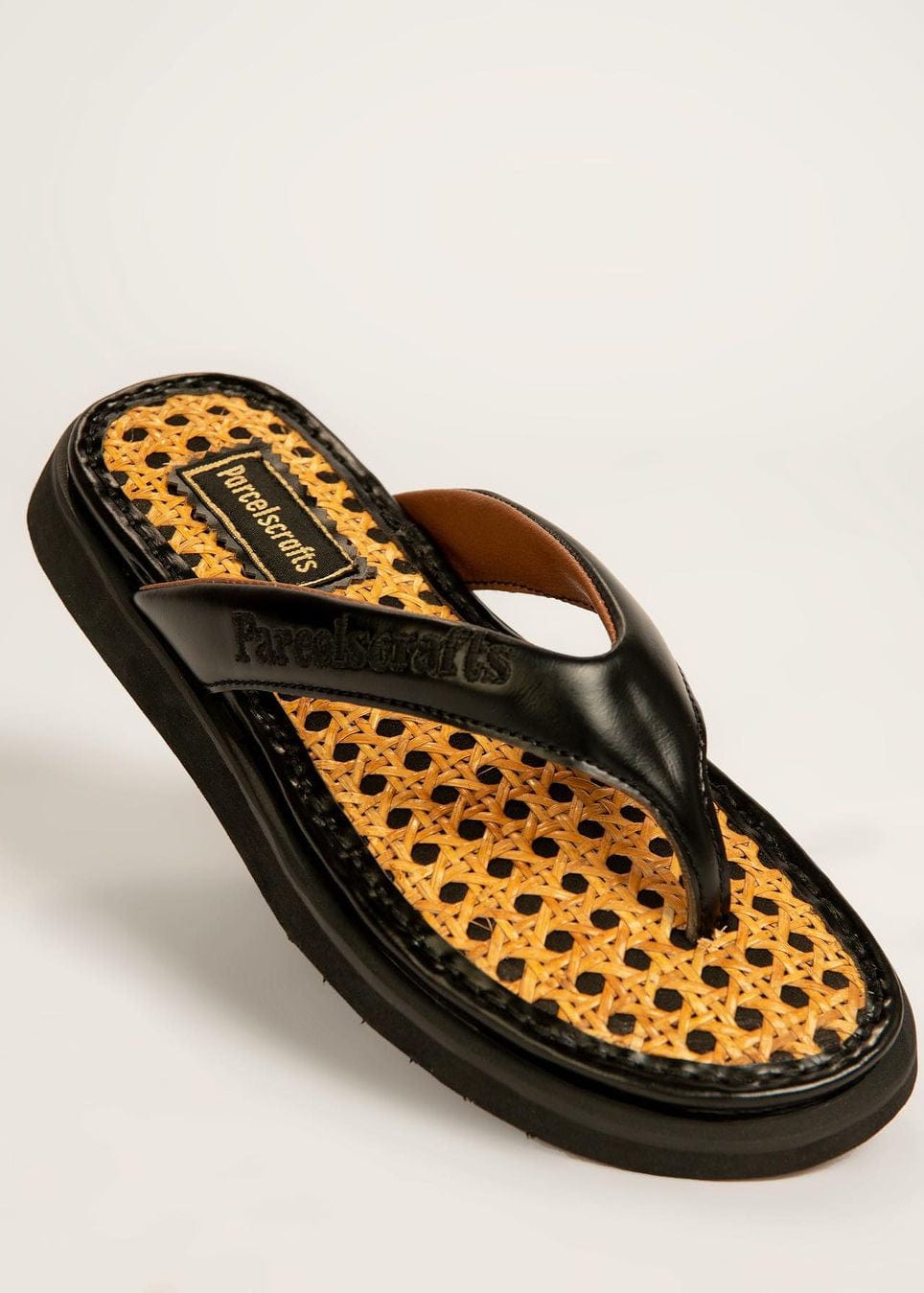 Parcel Craft Footwear Black Ifeanyichukwu Bamboo Slippers